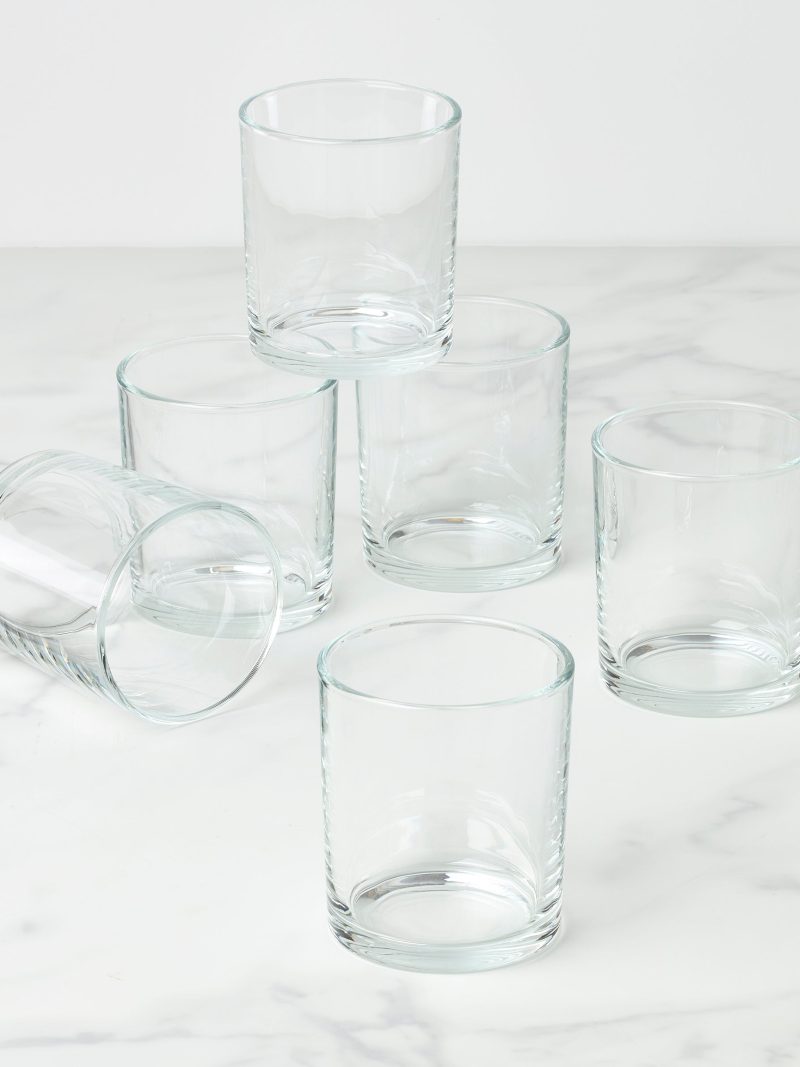 24 Seven Clear Medium Tumbler - Set Of 6